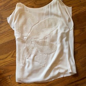 Halston Heritage short sleeve blouse size 4